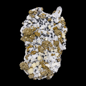 Pyrite Quartz Calcite - Pièce unique - 202609_11