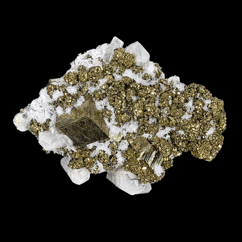 Pyrite Quartz Calcite - Pièce unique - 202609_13