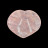 Cœur en Quartz rose - Pièce unique - 202502_118