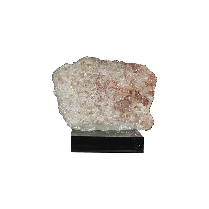 Calcédoine sur Apophyllite rouge - Pièce unique - 202512_177