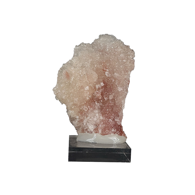 Calcédoine sur Apophyllite rouge - Pièce unique - 202512_178
