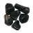 Onyx noir du Brésil pierres roulées 1KG