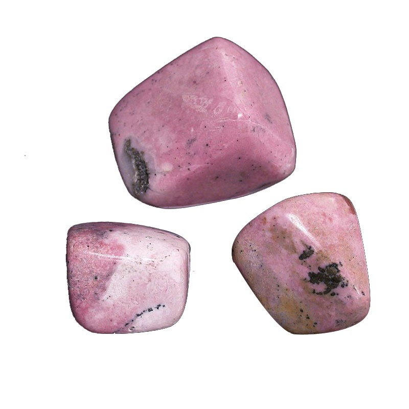 Rhodonite du Pérou pierres roulées les 500 grs