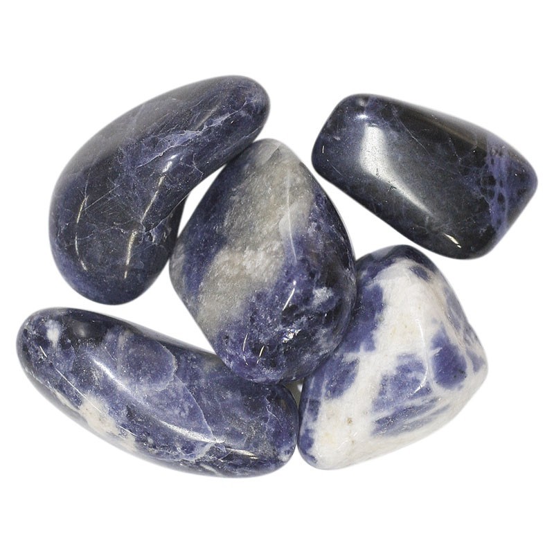 Sodalite du Brésil pierres roulées 1KG