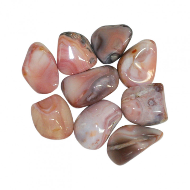 Agate Botswana pierres roulées 500 grs