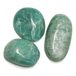 Galets amazonite extra, sachet d'1 kg