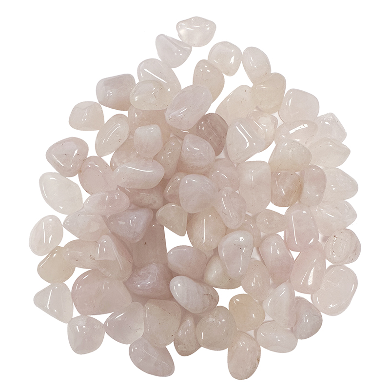 Quartz Rose Qualité B du Brésil pierres roulées 1KG