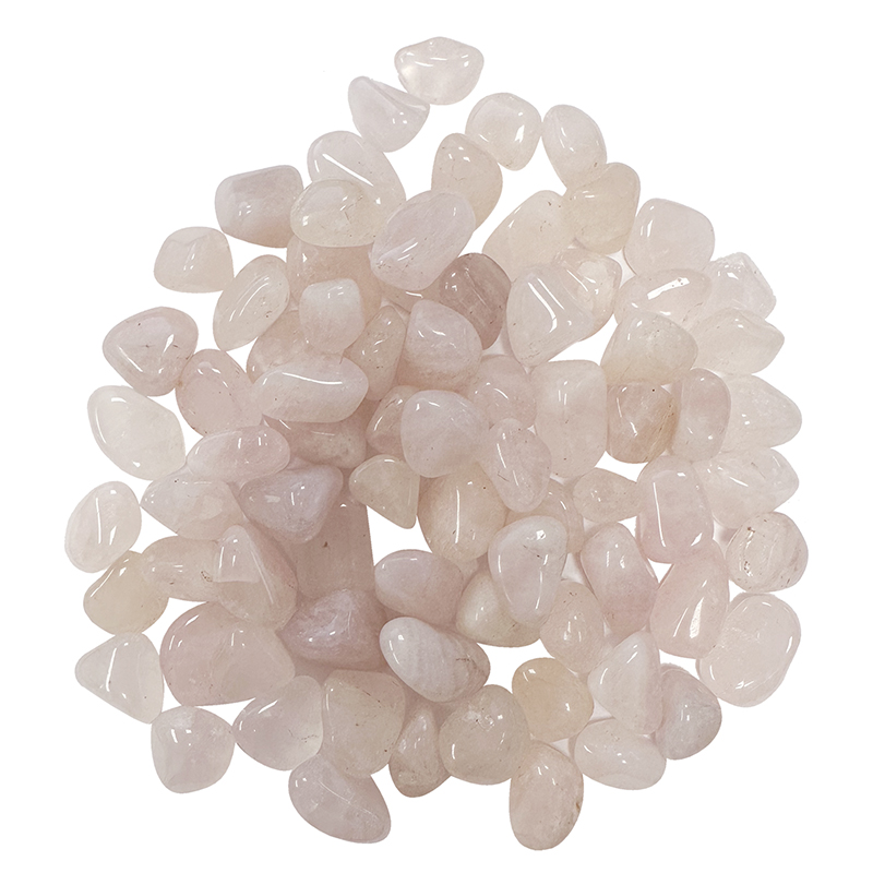 Quartz Rose Qualité B du Brésil pierres roulées 1KG