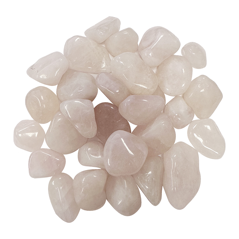 Quartz Rose Qualité B du Brésil pierres roulées 1KG