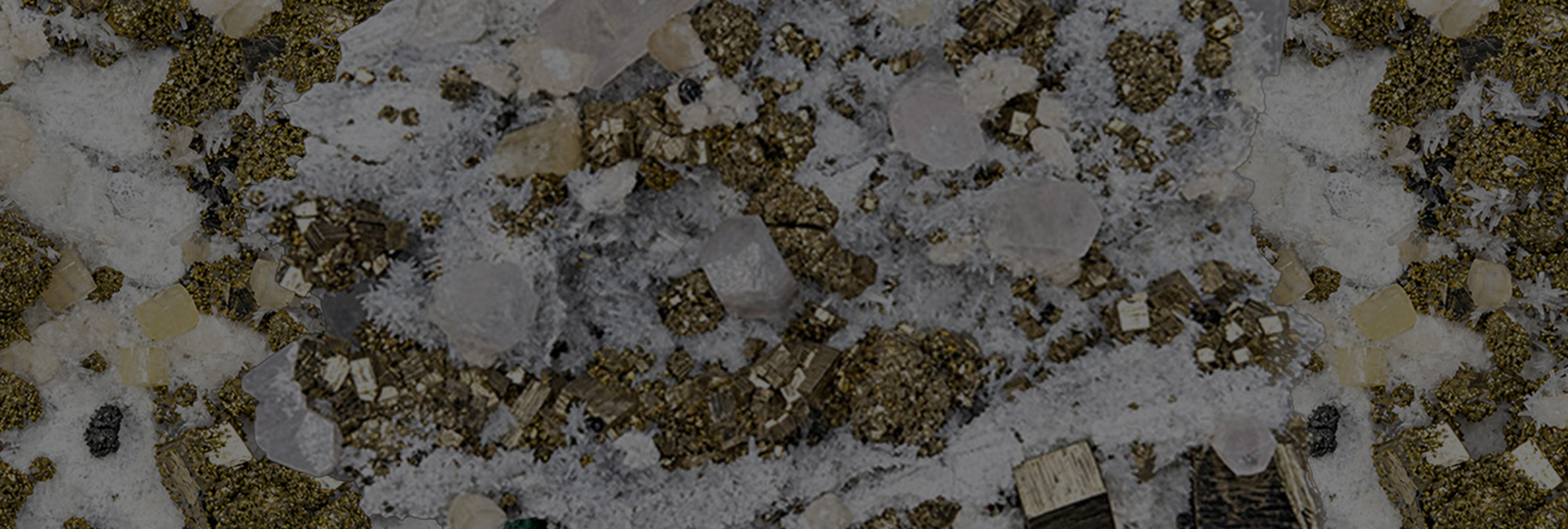 Pyrite Quartz Calcite